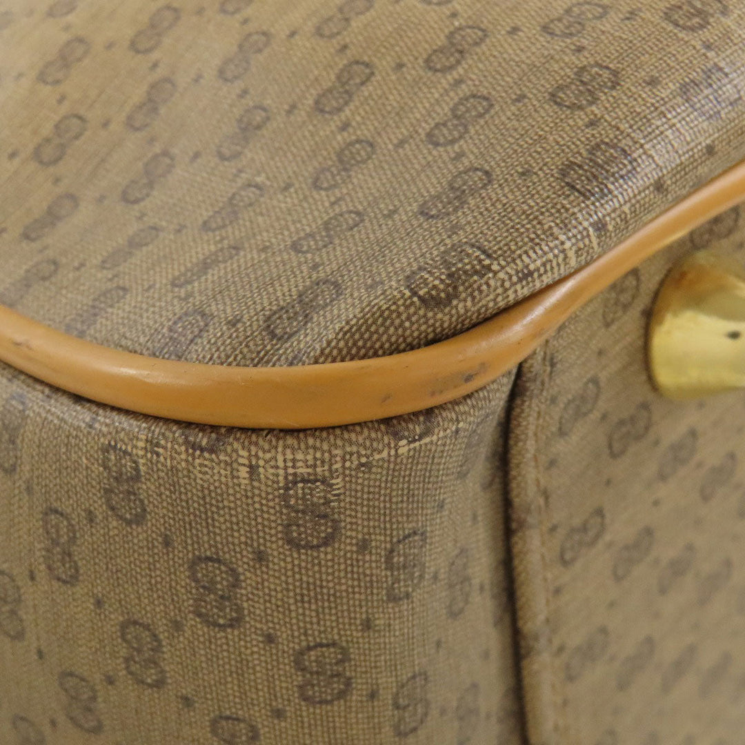 GUCCI Boston Duffel bag 012・39・4863 PVC Brown Old Gucci Sherry Line 2WAY