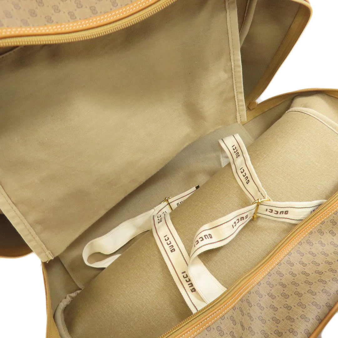 GUCCI Boston Duffel bag 012・39・4863 PVC Brown Old Gucci Sherry Line 2WAY