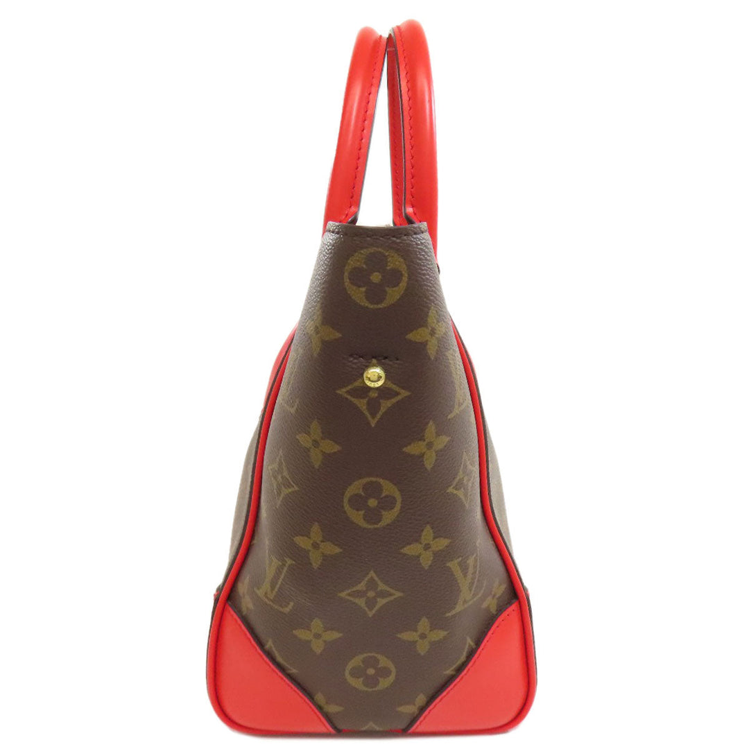 LOUIS VUITTON Handbag M41537 Monogram canvas Brown Phoenix PM 2WAY Women Used Authentic