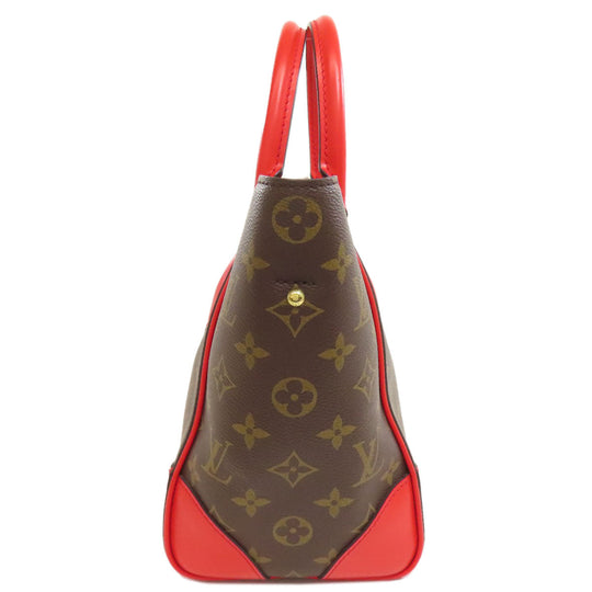 LOUIS VUITTON Handbag M41537 Monogram canvas Brown Phoenix PM 2WAY Women Used Authentic