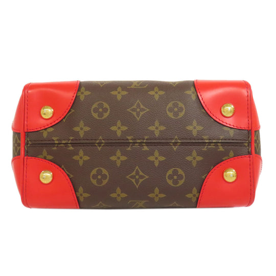 LOUIS VUITTON Handbag M41537 Monogram canvas Brown Phoenix PM 2WAY Women Used Authentic