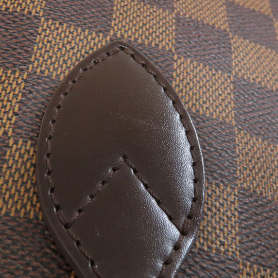 LOUIS VUITTON Tote Bag N51105 Damier canvas Brown Neverfull MM Old