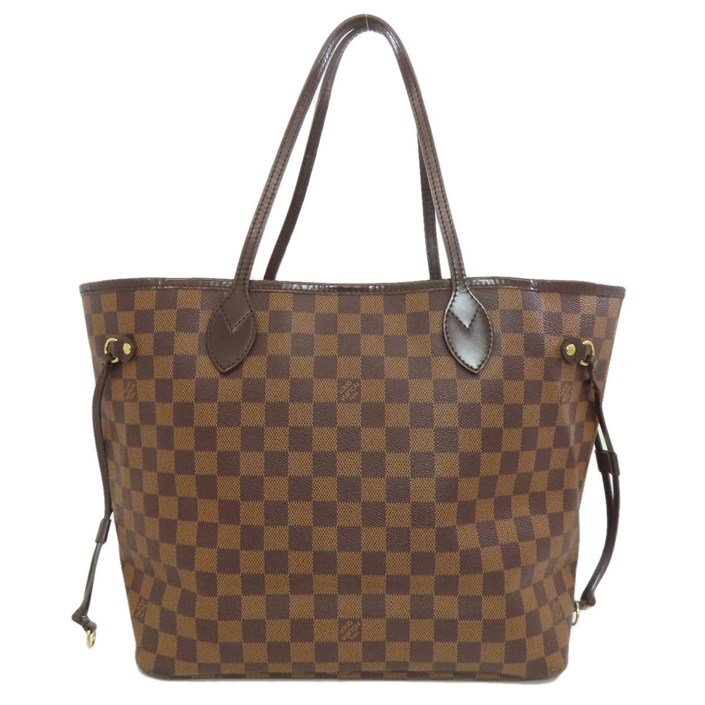 LOUIS VUITTON Tote Bag N51105 Damier canvas Brown Neverfull MM Old