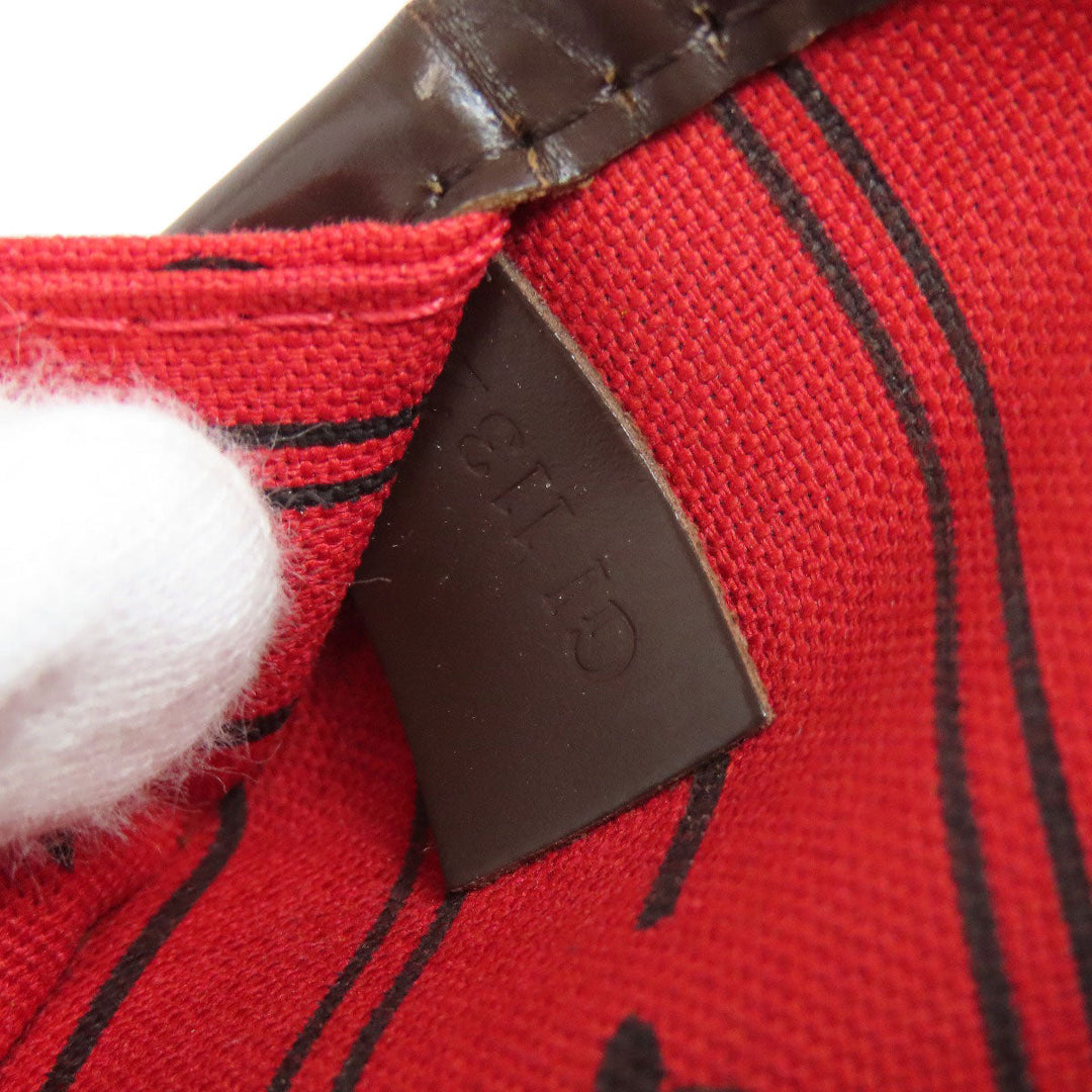 LOUIS VUITTON Tote Bag N51105 Damier canvas Brown Neverfull MM Old