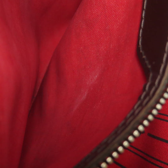 LOUIS VUITTON Tote Bag N51105 Damier canvas Brown Neverfull MM Old