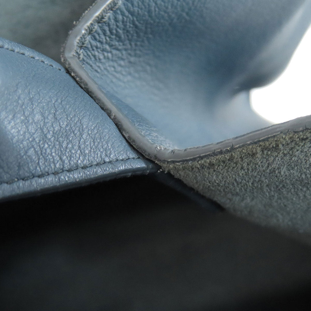 CELINE Tote Bag Calfskin blue Luggage phantom