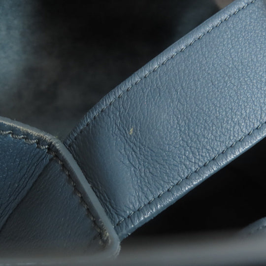 CELINE Tote Bag Calfskin blue Luggage phantom