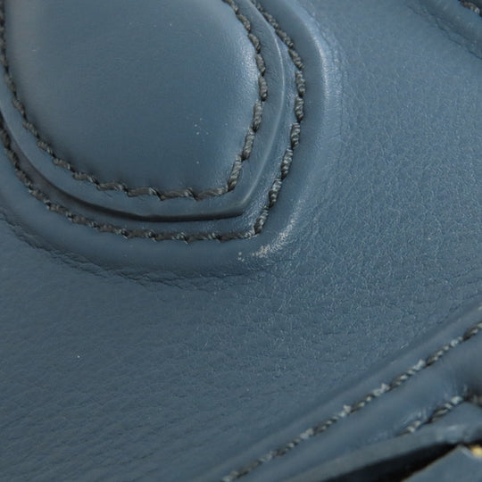 CELINE Tote Bag Calfskin blue Luggage phantom