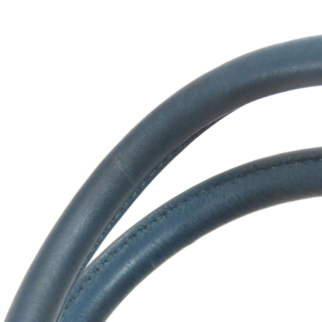 CELINE Tote Bag Calfskin blue Luggage phantom