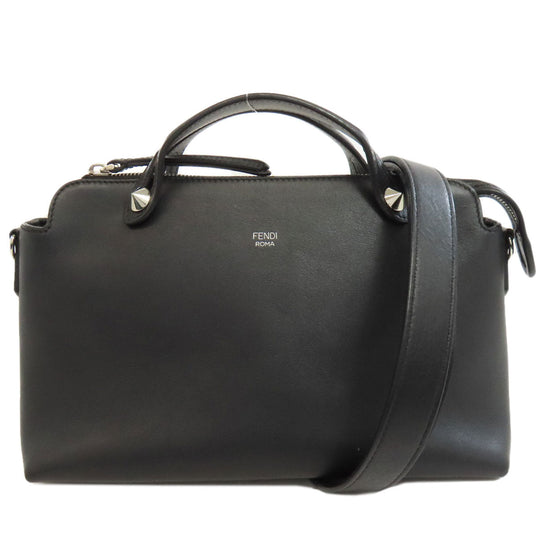 FENDI Handbag Calfskin black By the way 2WAY