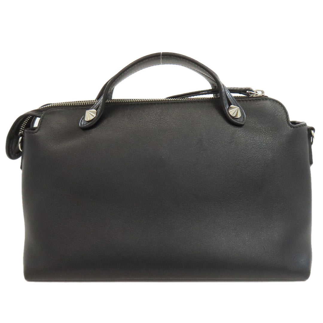 FENDI Handbag Calfskin black By the way 2WAY