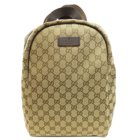 GUCCI Backpack 449906 canvas Brown GG outlet Women Used Authentic