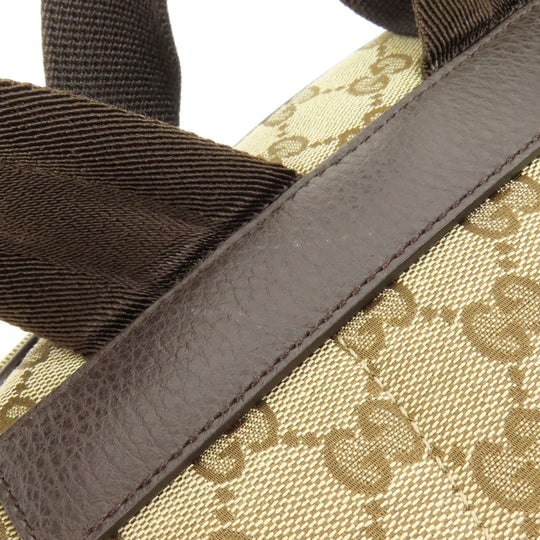 GUCCI Backpack 449906 canvas Brown GG outlet Women Used Authentic