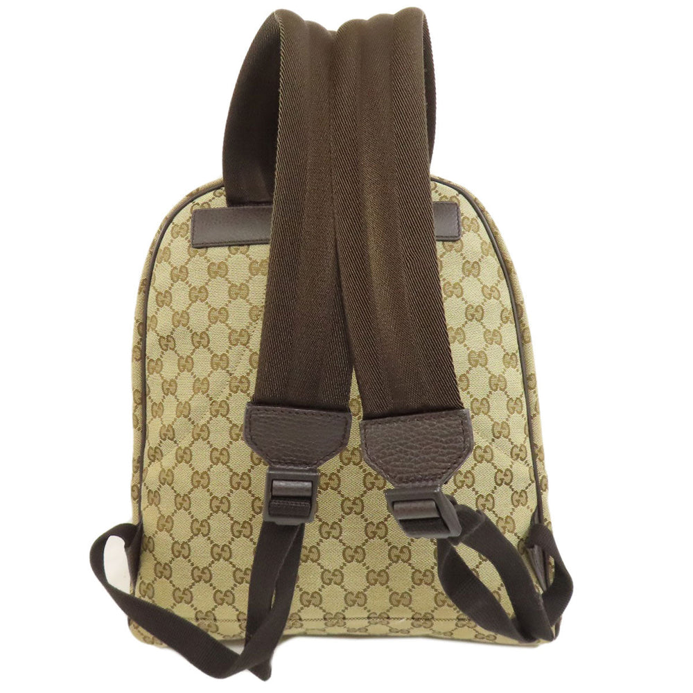 GUCCI Backpack 449906 canvas Brown GG outlet Women Used Authentic