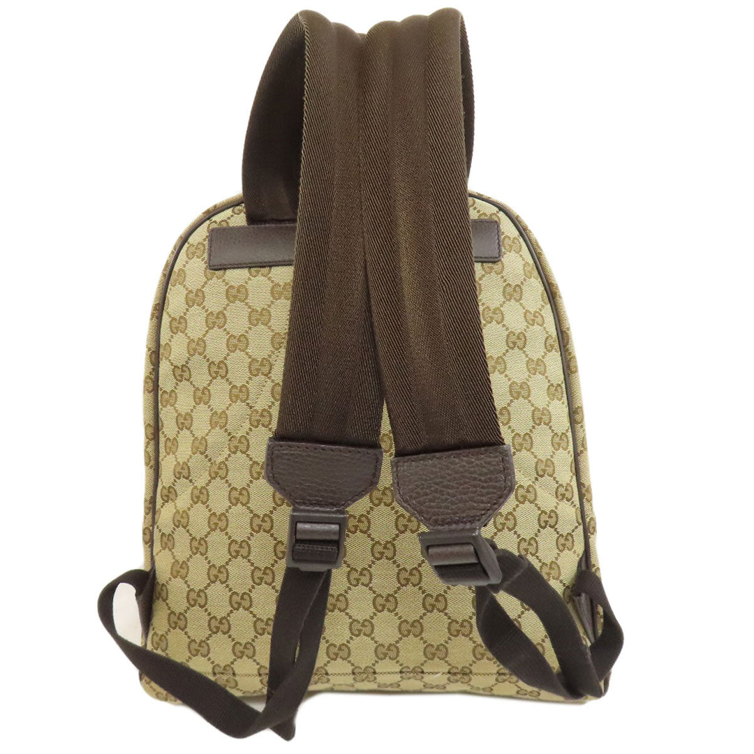 GUCCI Backpack 449906 canvas Brown GG outlet Women Used Authentic