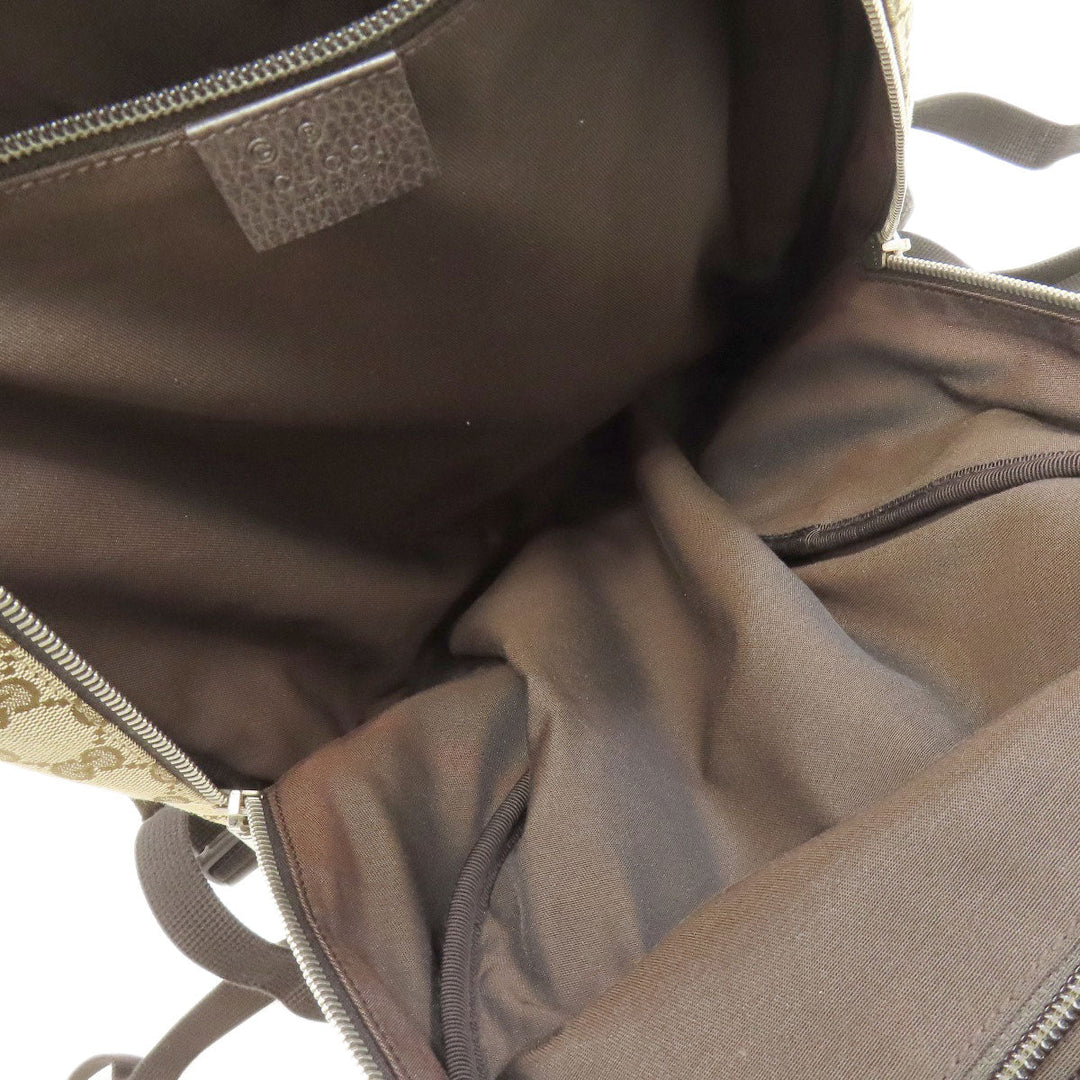 GUCCI Backpack 449906 canvas Brown GG outlet Women Used Authentic