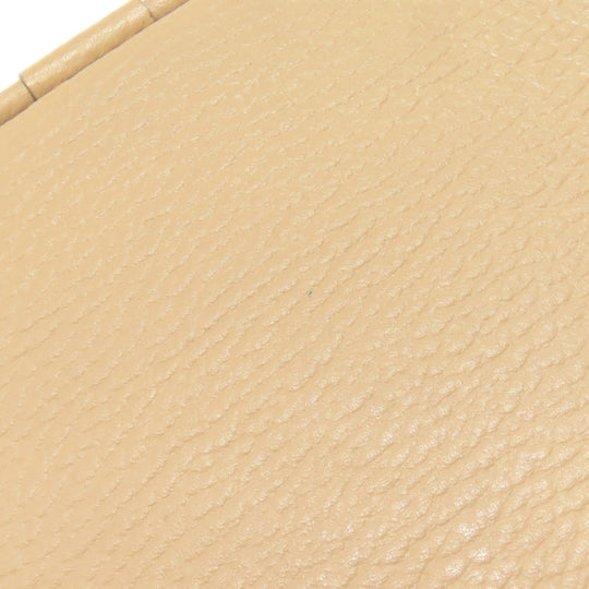 BURBERRY Handbag leather beige logo