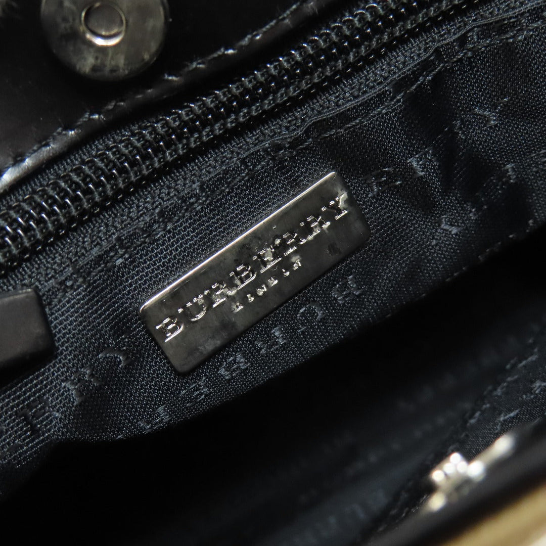 BURBERRY Handbag PVC Brown Nova Check