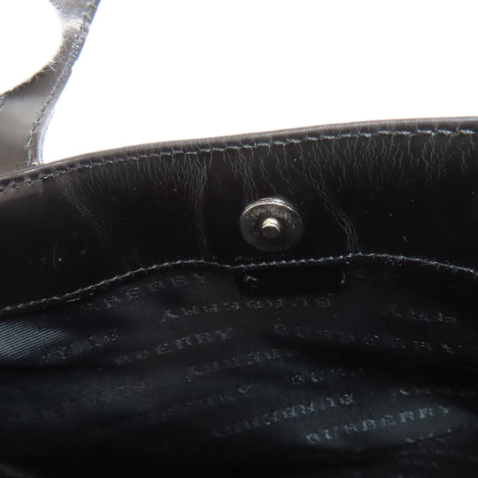 BURBERRY Handbag PVC Brown Nova Check