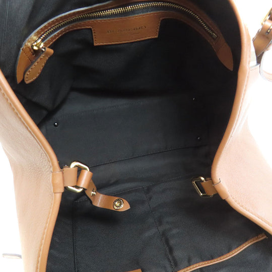 BURBERRY Tote Bag PVC Brown Nova Check