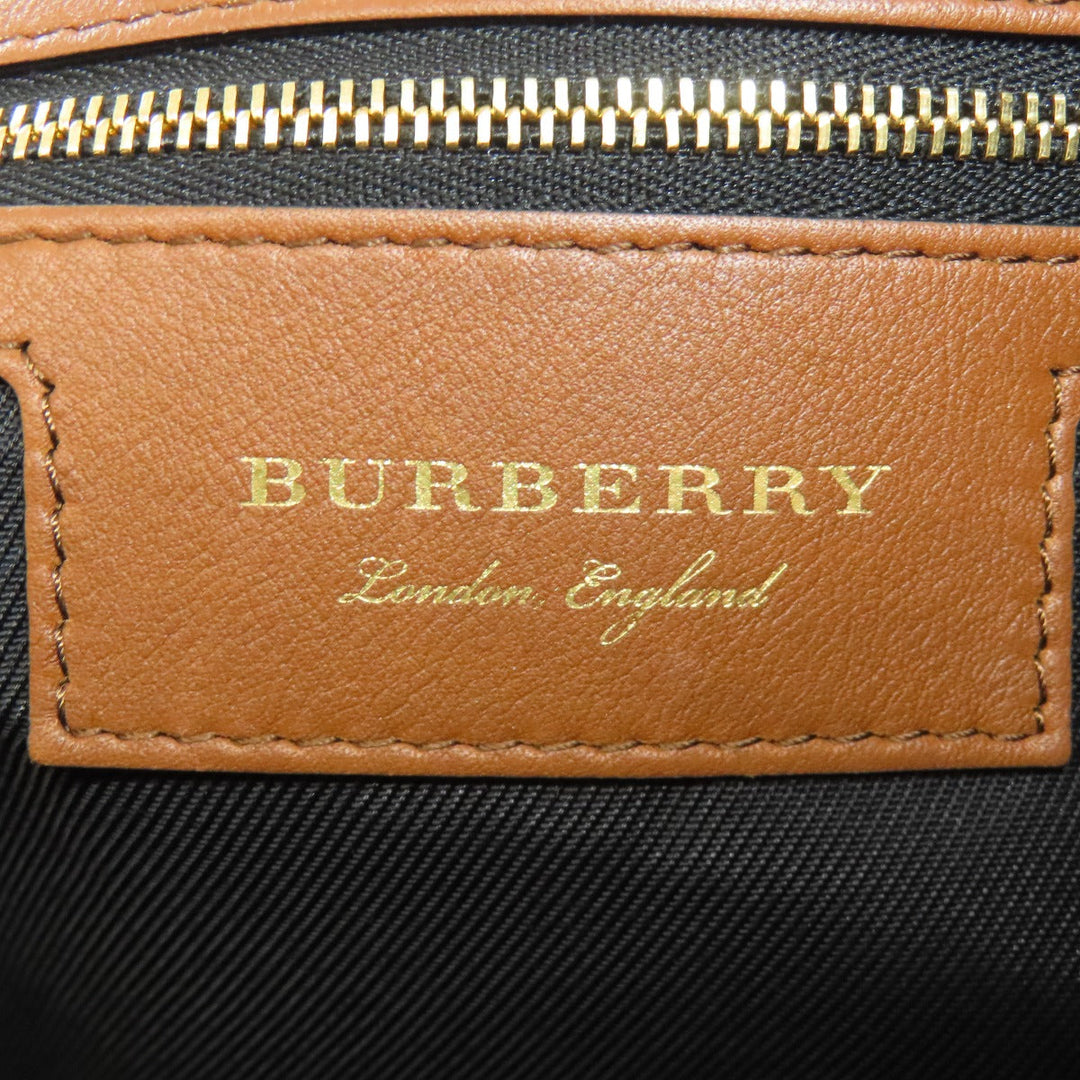 BURBERRY Tote Bag PVC Brown Nova Check