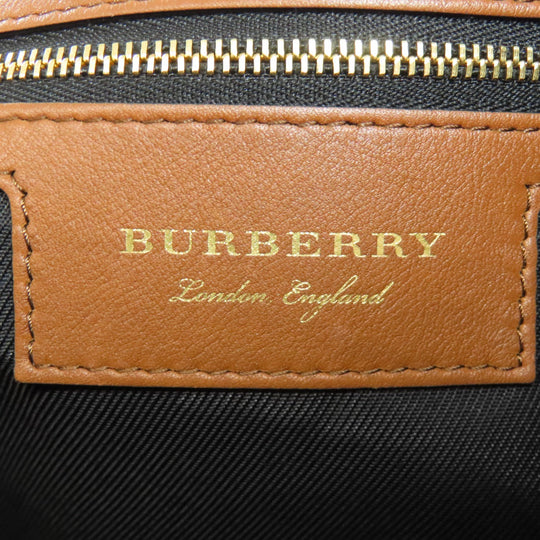 BURBERRY Tote Bag PVC Brown Nova Check