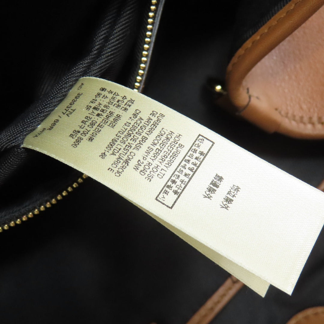 BURBERRY Tote Bag PVC Brown Nova Check