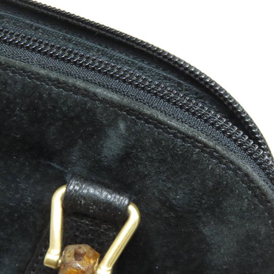 GUCCI Handbag 000.1046.0290 Suede black Bamboo