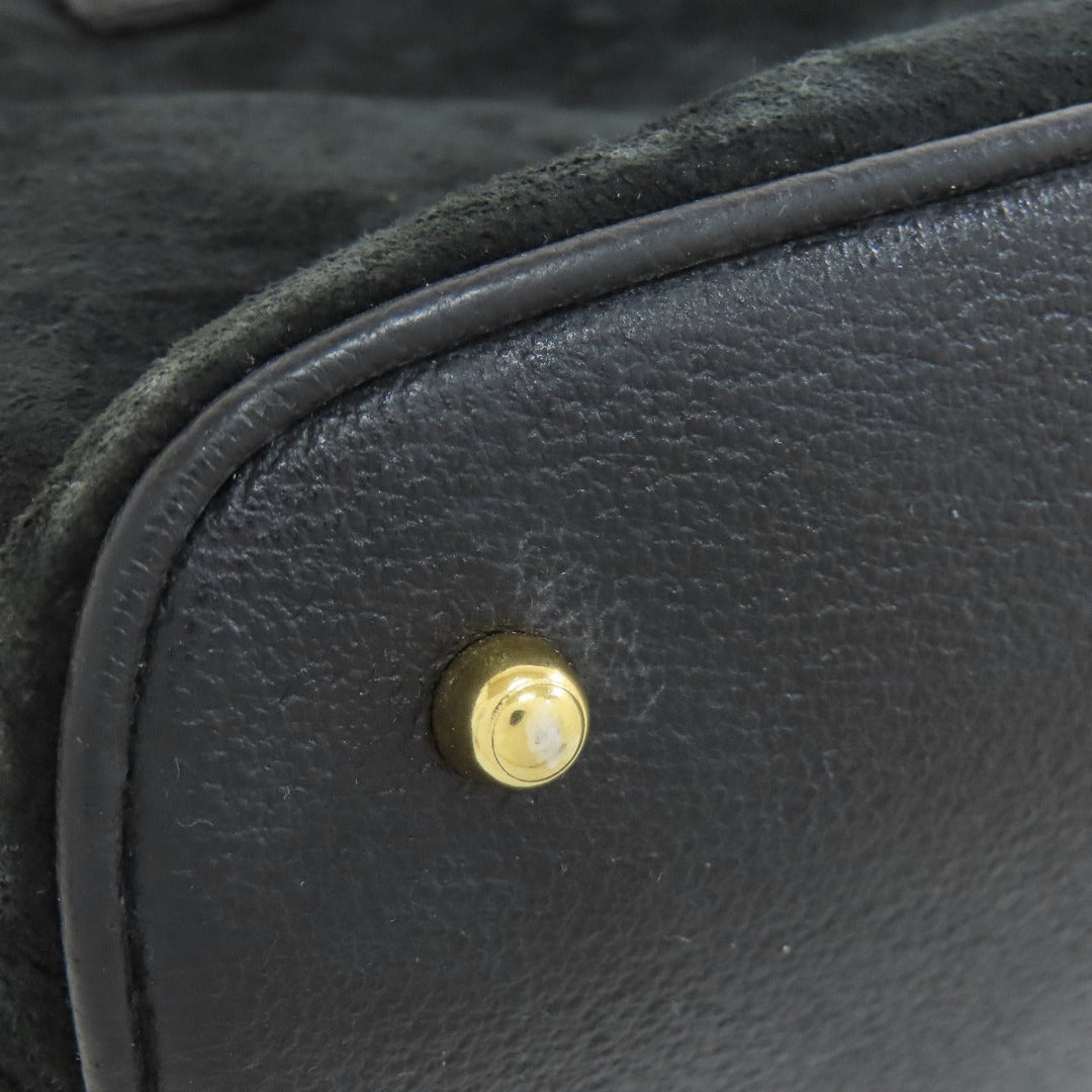 GUCCI Handbag 000.1046.0290 Suede black Bamboo