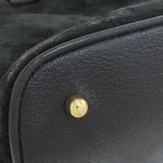 GUCCI Handbag 000.1046.0290 Suede black Bamboo