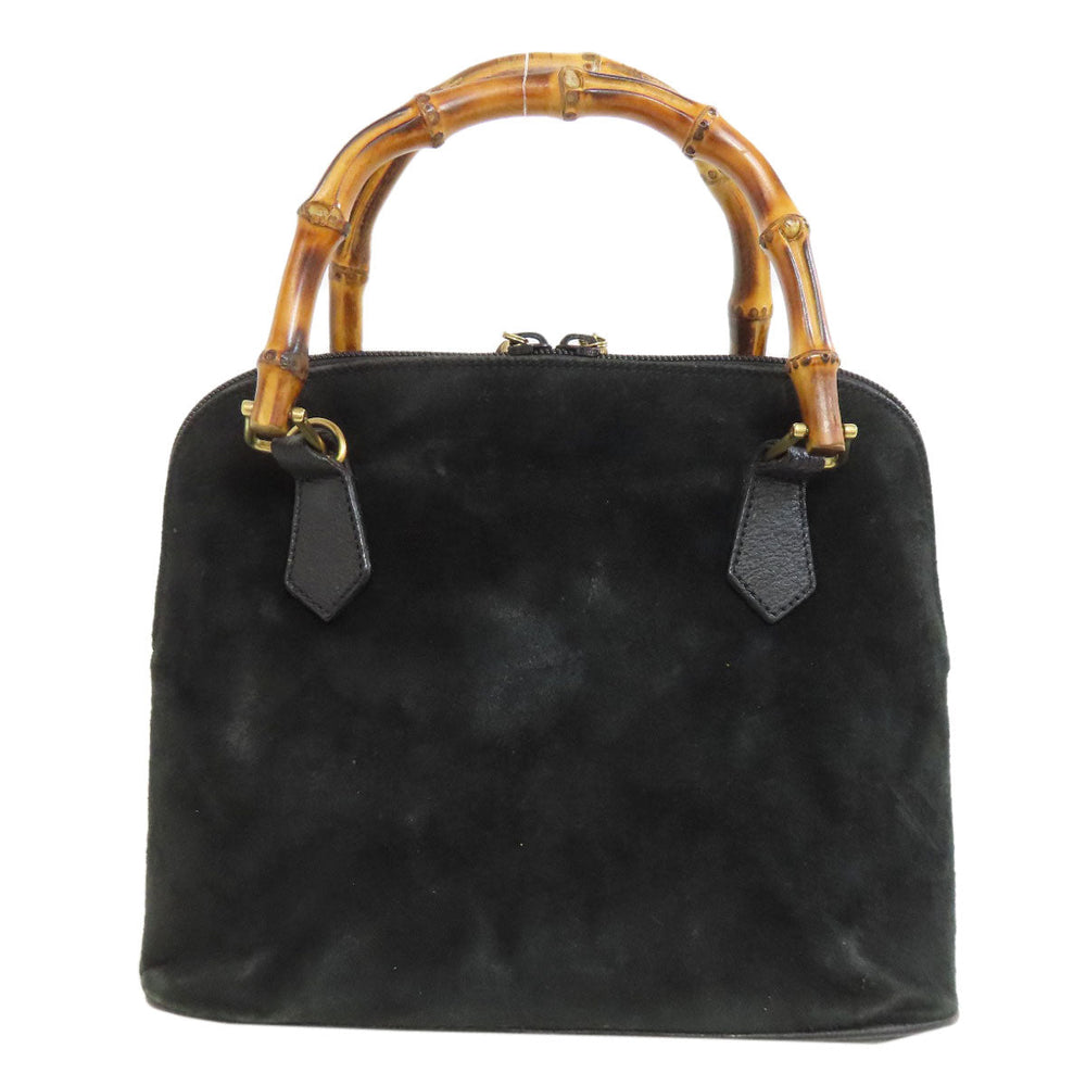 GUCCI Handbag 000.1046.0290 Suede black Bamboo