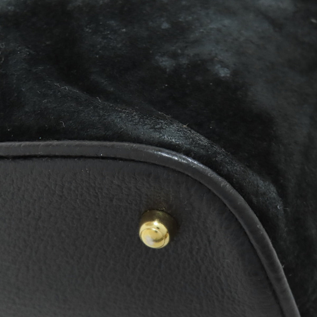 GUCCI Handbag 000.1046.0290 Suede black Bamboo