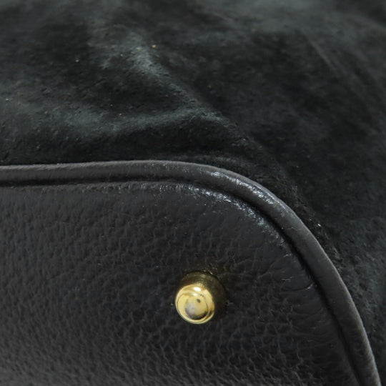 GUCCI Handbag 000.1046.0290 Suede black Bamboo