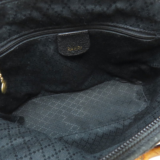GUCCI Handbag 000.1046.0290 Suede black Bamboo