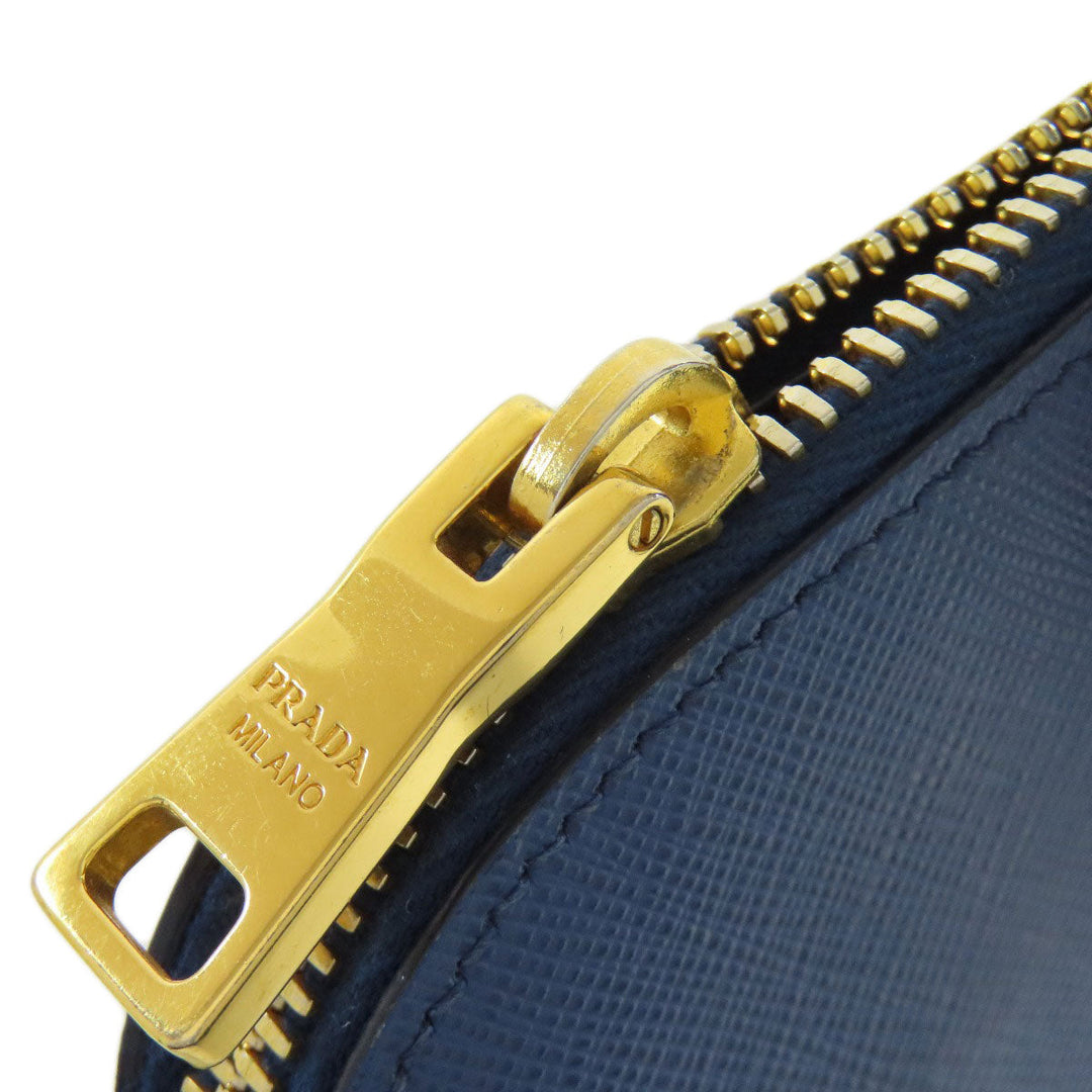 PRADA Handbag BL0837 Safiano blue Promenade 2WAY