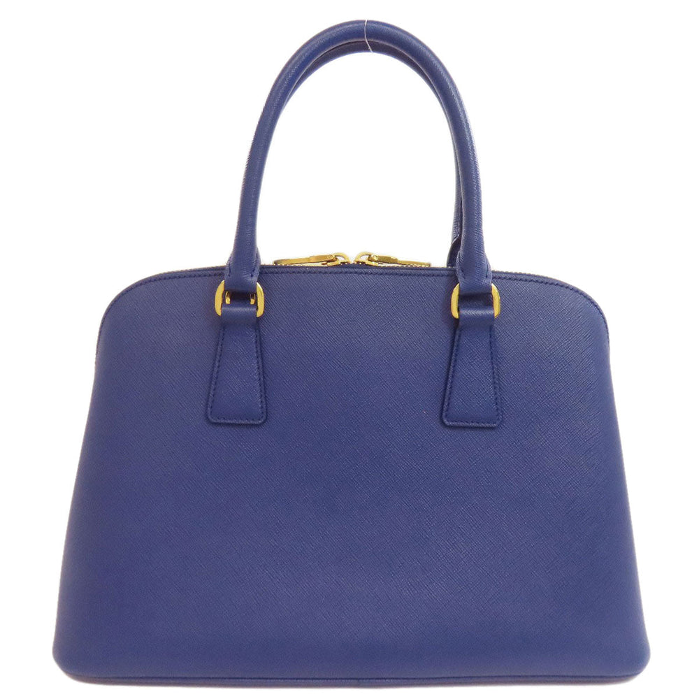 PRADA Handbag BL0837 Safiano blue Promenade 2WAY