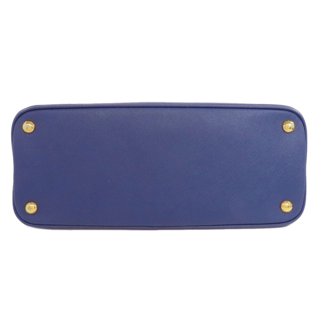 PRADA Handbag BL0837 Safiano blue Promenade 2WAY