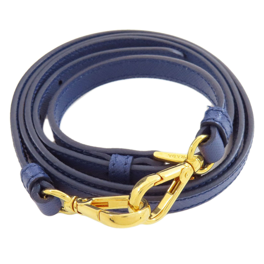 PRADA Handbag BL0837 Safiano blue Promenade 2WAY