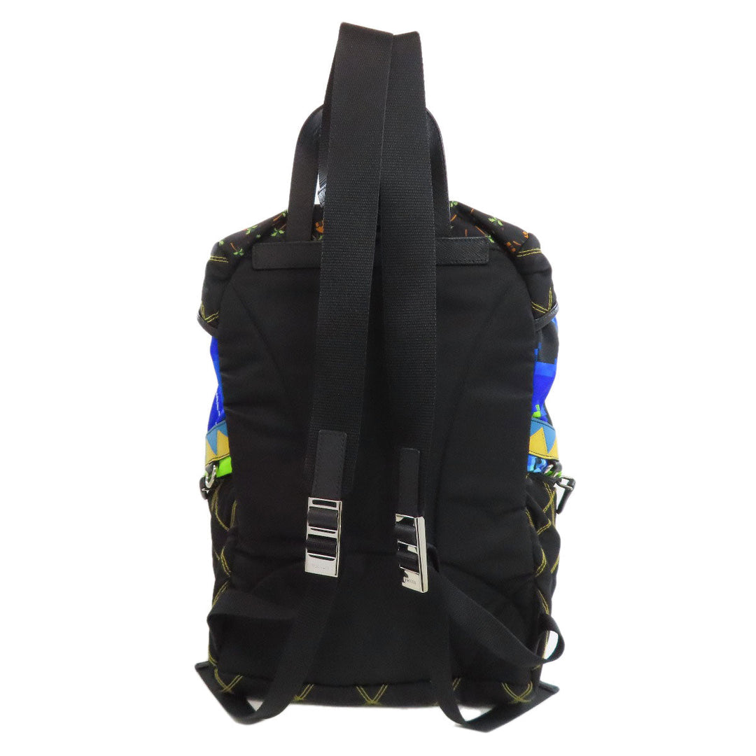 PRADA Backpack Nylon multicolor Tessuto Tropical