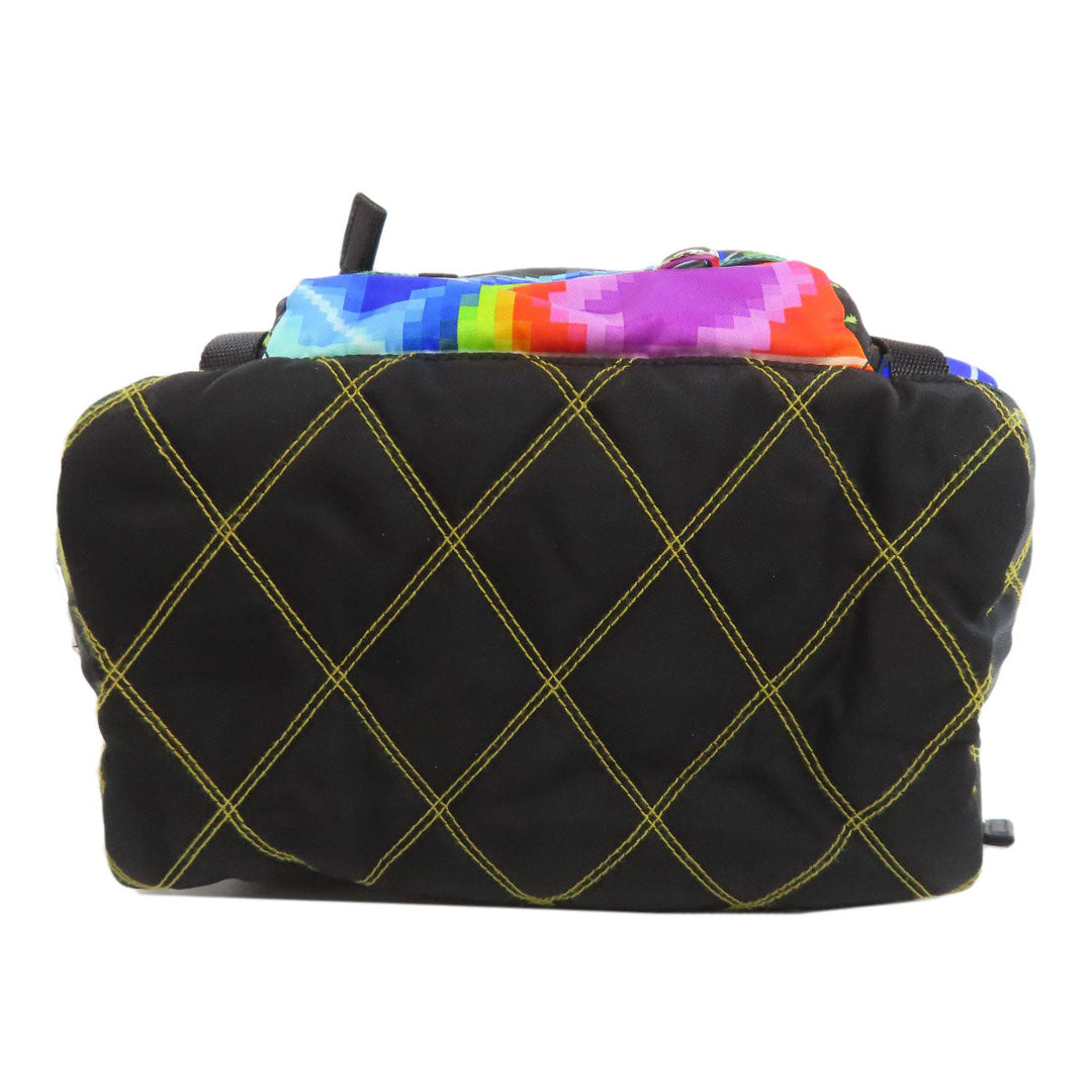 PRADA Backpack Nylon multicolor Tessuto Tropical