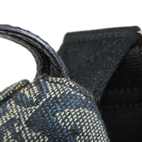 Christian Dior Shoulder Bag canvas blue Trotter Pattern