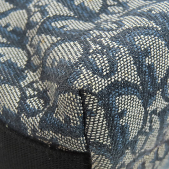 Christian Dior Shoulder Bag canvas blue Trotter Pattern