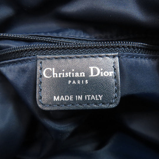 Christian Dior Shoulder Bag canvas blue Trotter Pattern