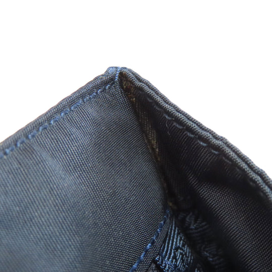 PRADA Tote Bag Nylon Navy logoMetal