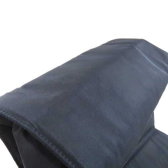 PRADA Tote Bag Nylon Navy logoMetal
