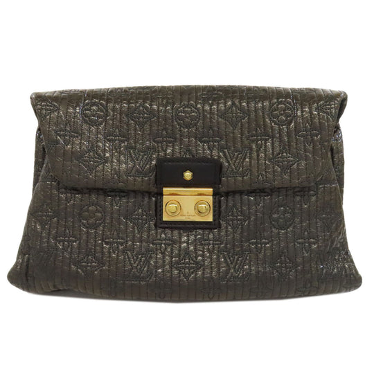 LOUIS VUITTON Clutch bag M95597 Monogram motard black Parts Monogram Motard Pochette