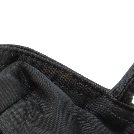 PRADA Handbag B6245 Nylon black logoMetal