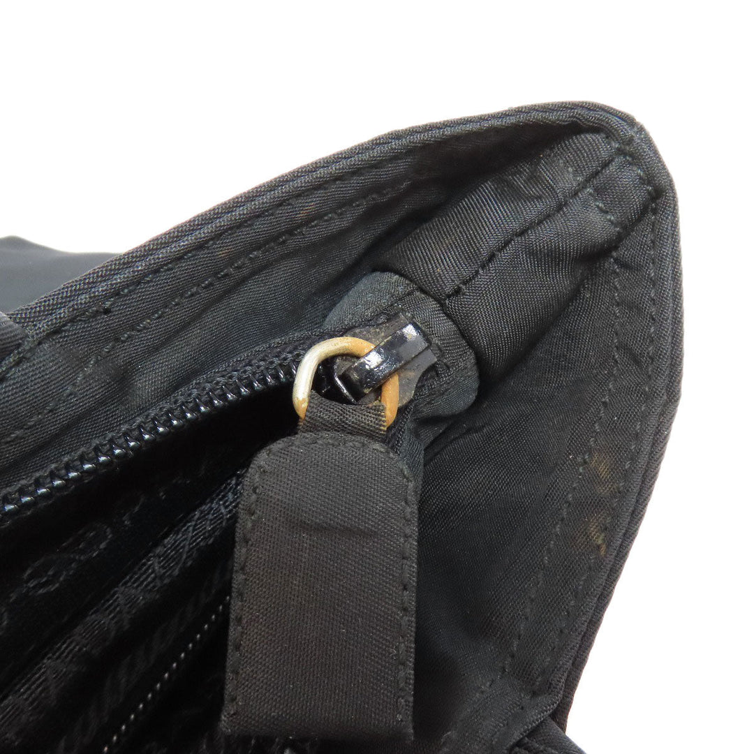 PRADA Handbag B6245 Nylon black logoMetal