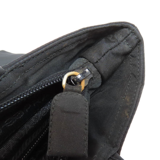 PRADA Handbag B6245 Nylon black logoMetal