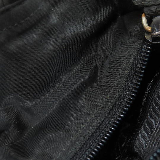 PRADA Handbag B6245 Nylon black logoMetal
